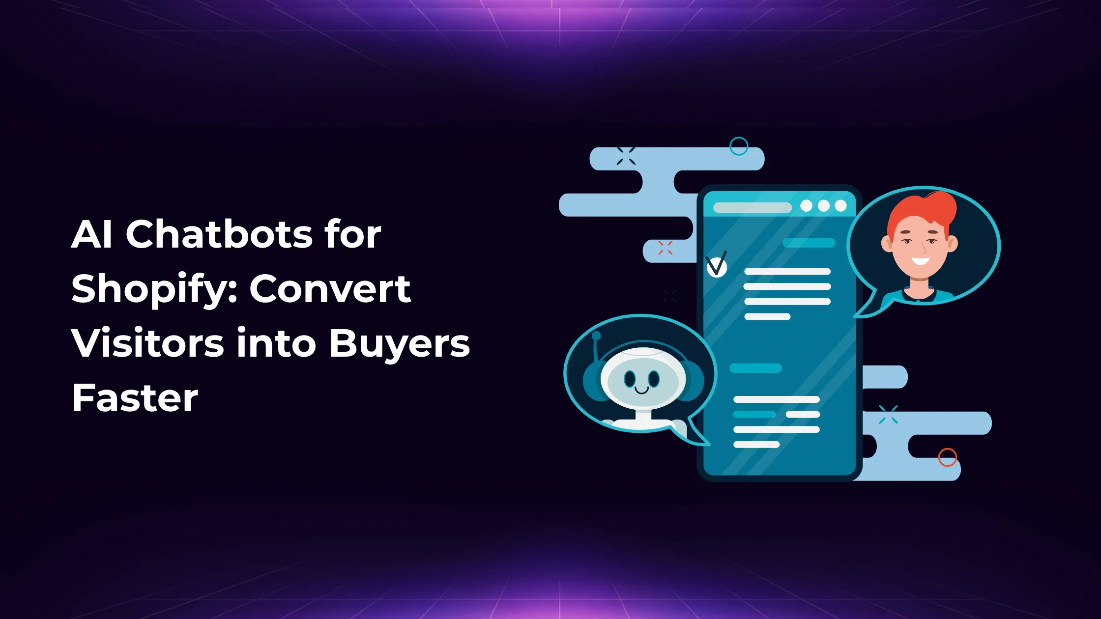 AI chatbots for Shopify to convert website visitors into buyers