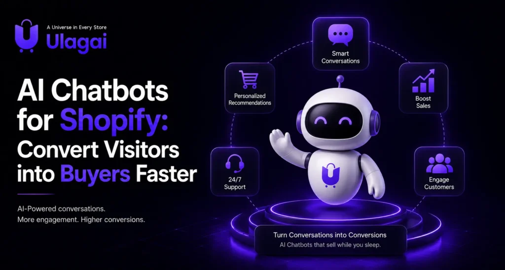 AI chatbots for Shopify that convert website visitors into buyers faster