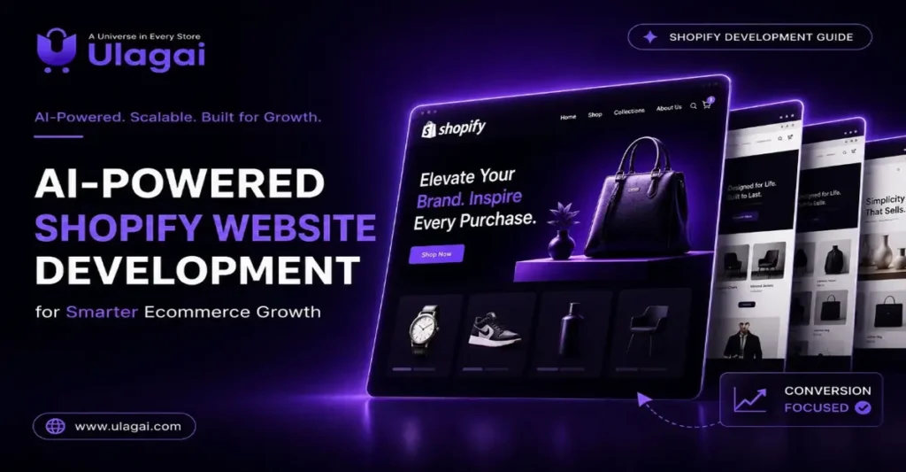 AI-powered Shopify website development for smarter ecommerce growth
