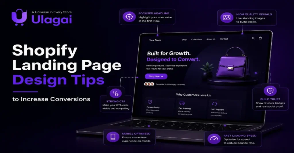 Shopify landing page design tips to increase conversions