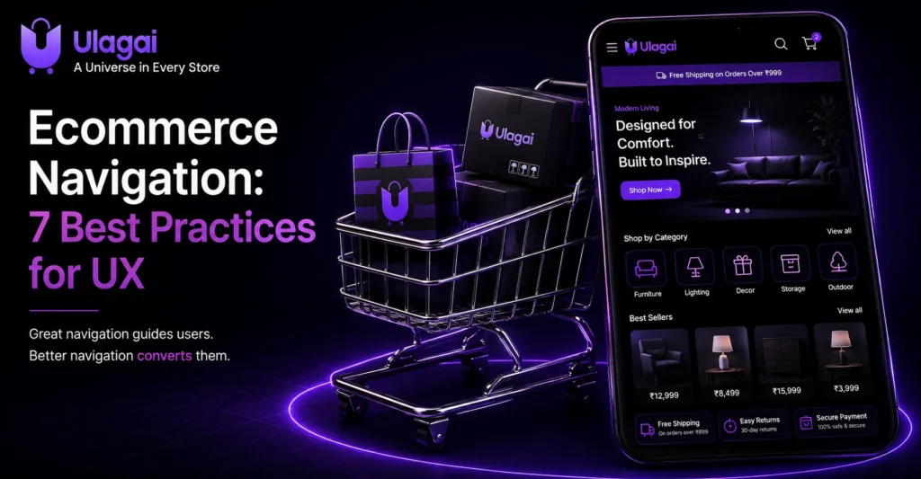 Ecommerce navigation best practices for improving user experience and website usability