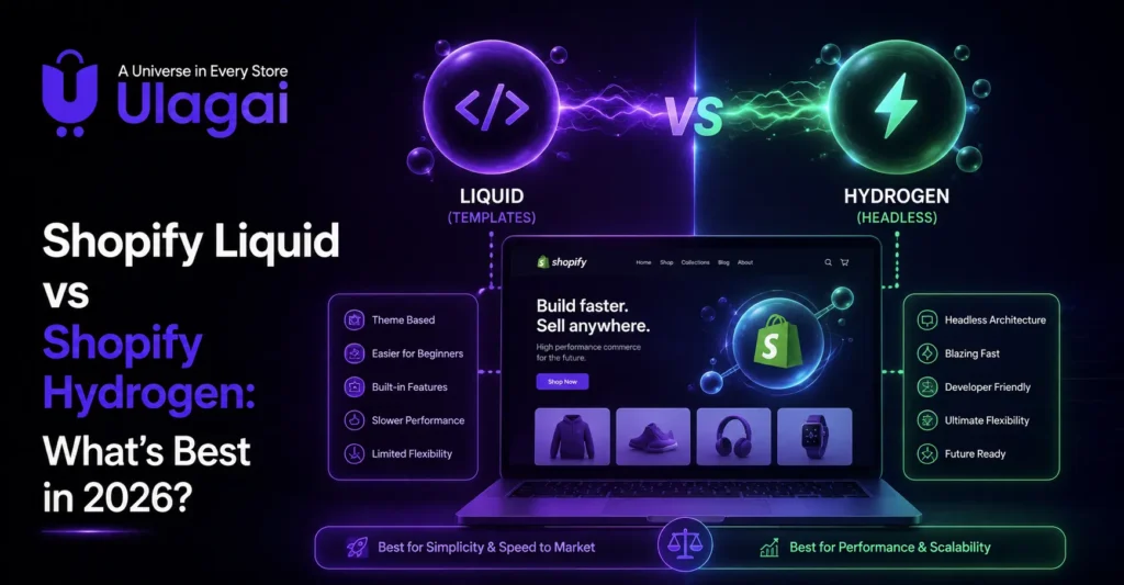 Shopify Liquid vs Shopify Hydrogen comparison to choose the best ecommerce development approach in 2026