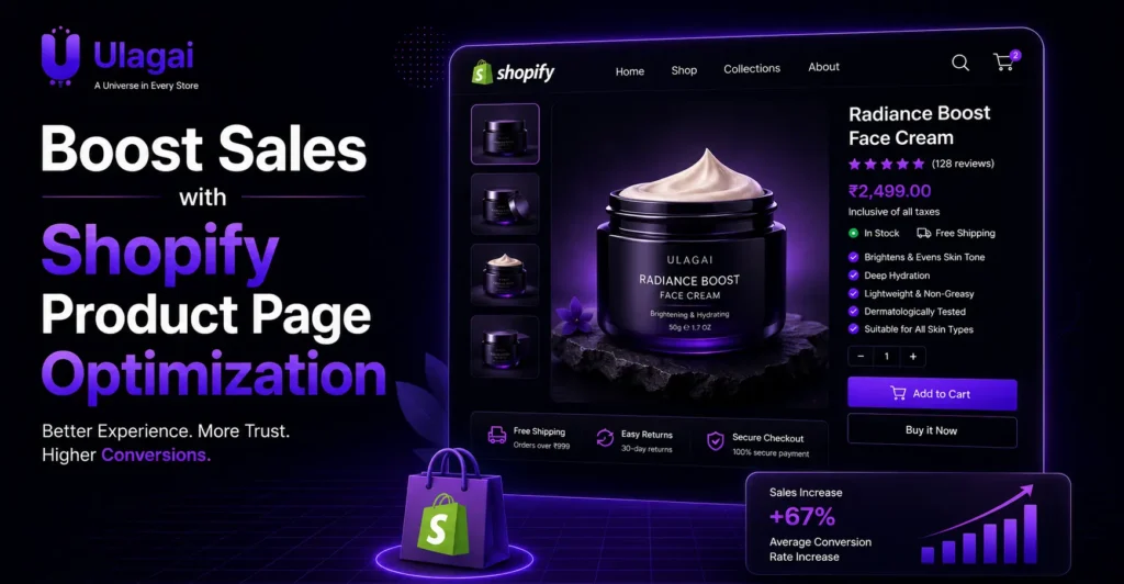 Shopify product page optimization to boost sales