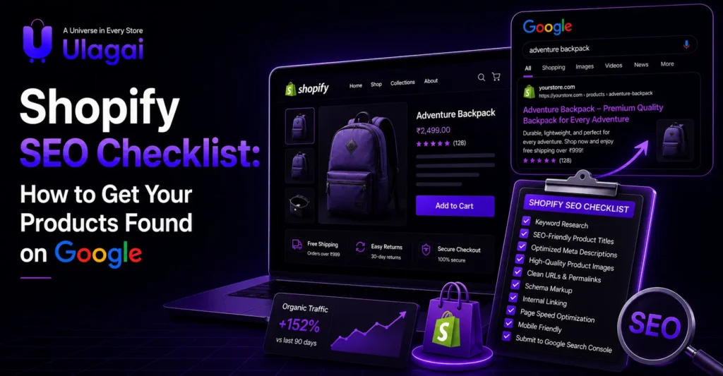 Shopify SEO checklist to get products found on Google